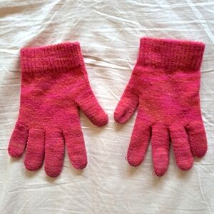 Pink & Orange Youth Winter Gloves